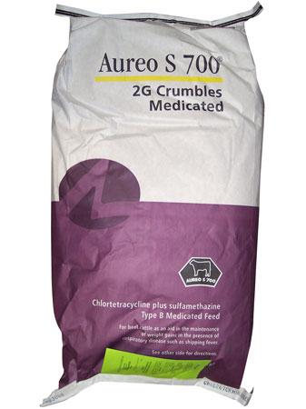 AUREO S 700® 2G Crumbles (Medicated Feed) 50 Lb Bag
