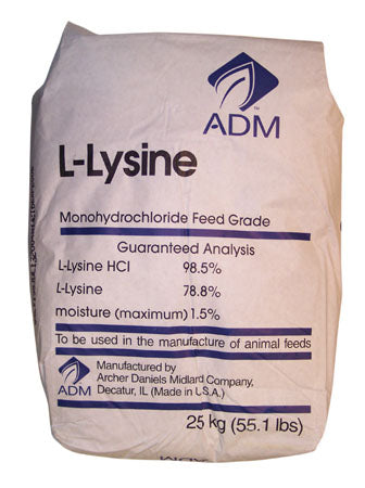 L-Lysine 55 Lb Bags  ADM Brand