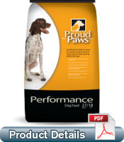 PROUD PAWS PERFORMANCE 27-18 - DOG FOOD