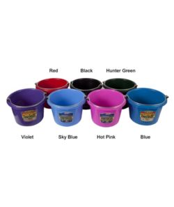 Red Poly 8 Quart Calf/Utility Bucket (More colors Available)