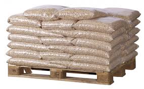 Wheat Midds & Hard Wood Pellet mixed 35 lb bag Organic