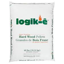 Logik-e Wood Pellets (Home Heating) Hardwood 40 Lb Bag