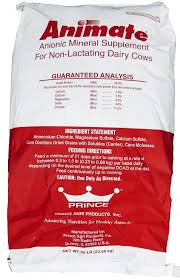 Animate Negative DCAD Feed Supplement 55 Lb Bag