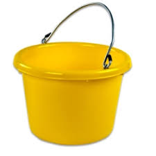 Red Poly 8 Quart Calf/Utility Bucket (More colors Available)